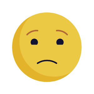 Sad face